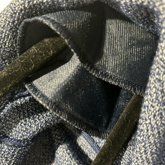 ST.JOHN Sz 12 53% Wool Textured Double Breasted Pleated Back Pockets Blazer - Picture 7 of 12